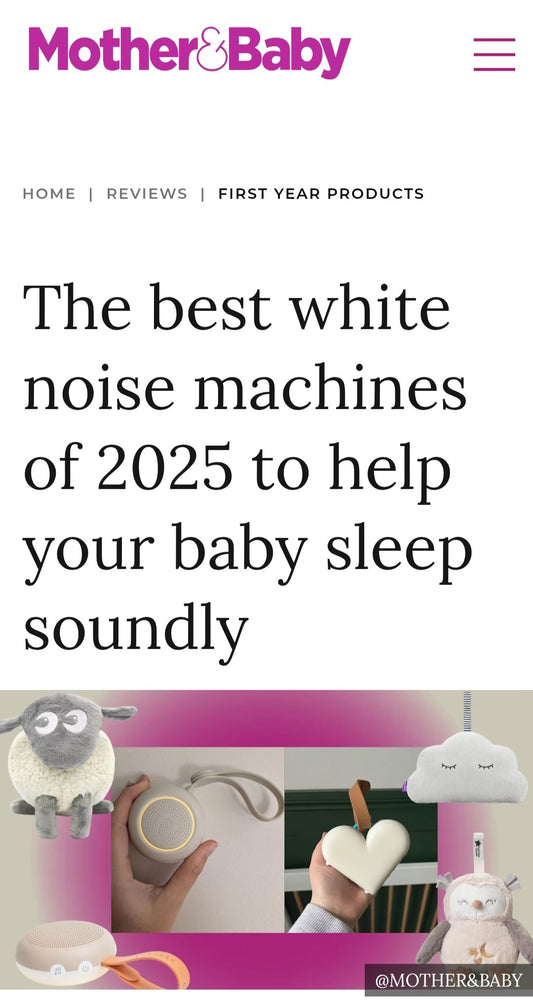 Shushiie® Named One of the Best White Noise Machines by Mother & Baby